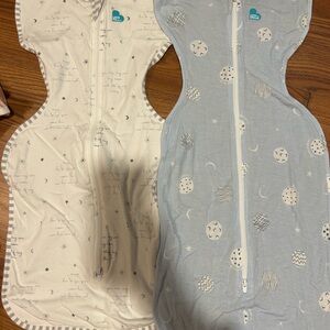Love to Dream Sleep Sacks - Blue and Cream